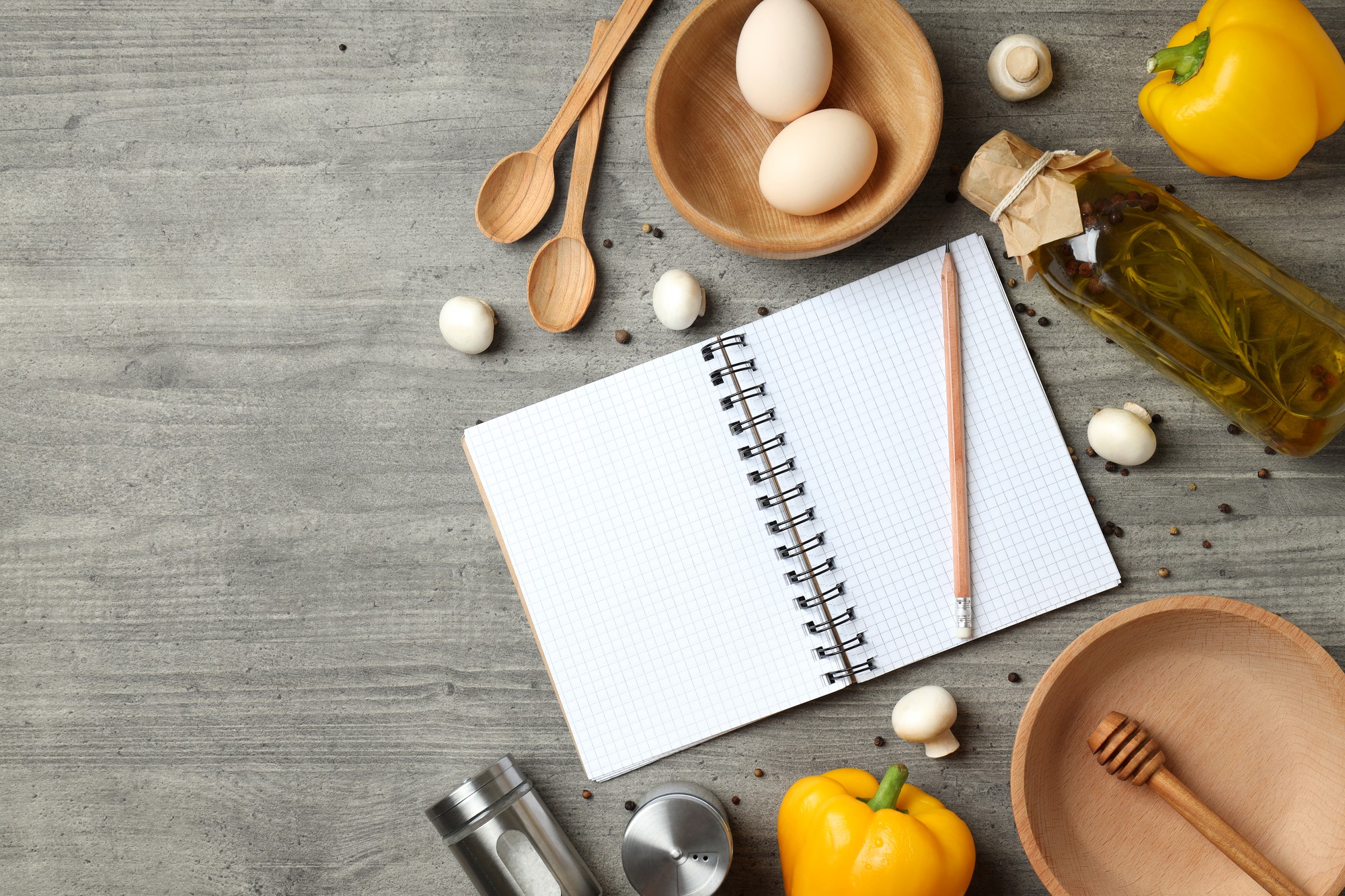 Banco cucina e appunti del corso